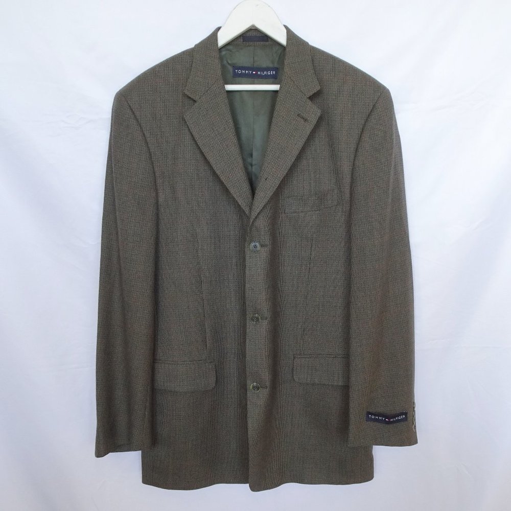 Tommy Hilfiger Vintage Brown Union Made Blazer TALL
